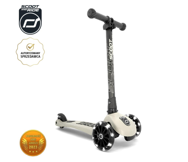 Scoot & Ride Highwaykick 3 LED Hulajnoga Balansowa 3+ Ash - 568502 - zdjęcie 2